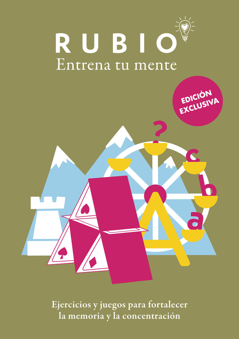 ejercicios y juegos para fortalecer la memoria y la concentracion (ed. exclusiva) - Cuadernos Rubio
