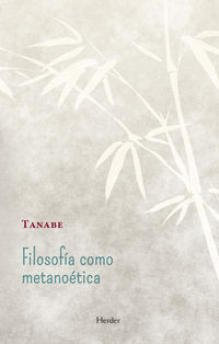 filosofia como metanoetica - Hajime Tanabe