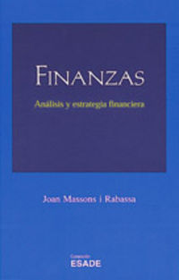 finanzas - analisis y estrategia financiera - Joan Massons I Rabassa