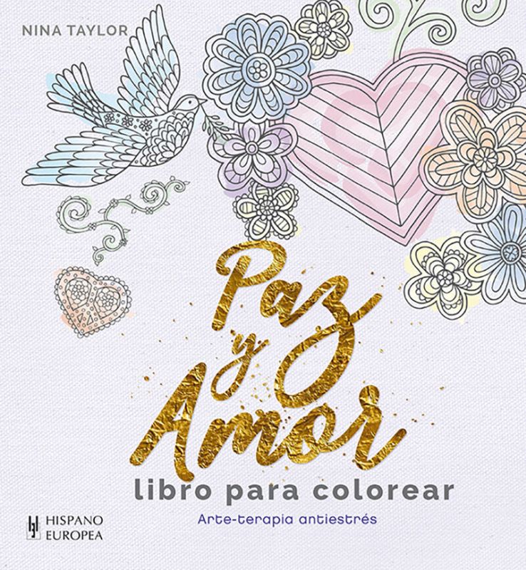 libro para colorear - paz y amor - Aa. Vv.
