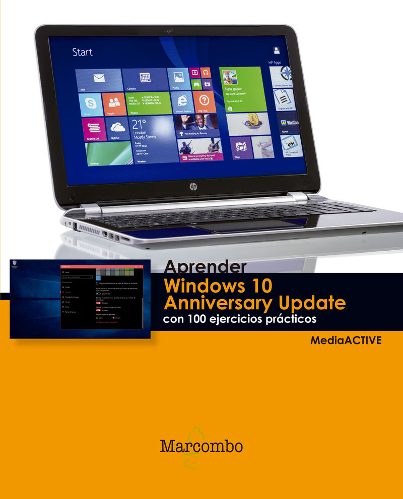 aprender windows 10 anniversary update - con 100 ejercicios practicos