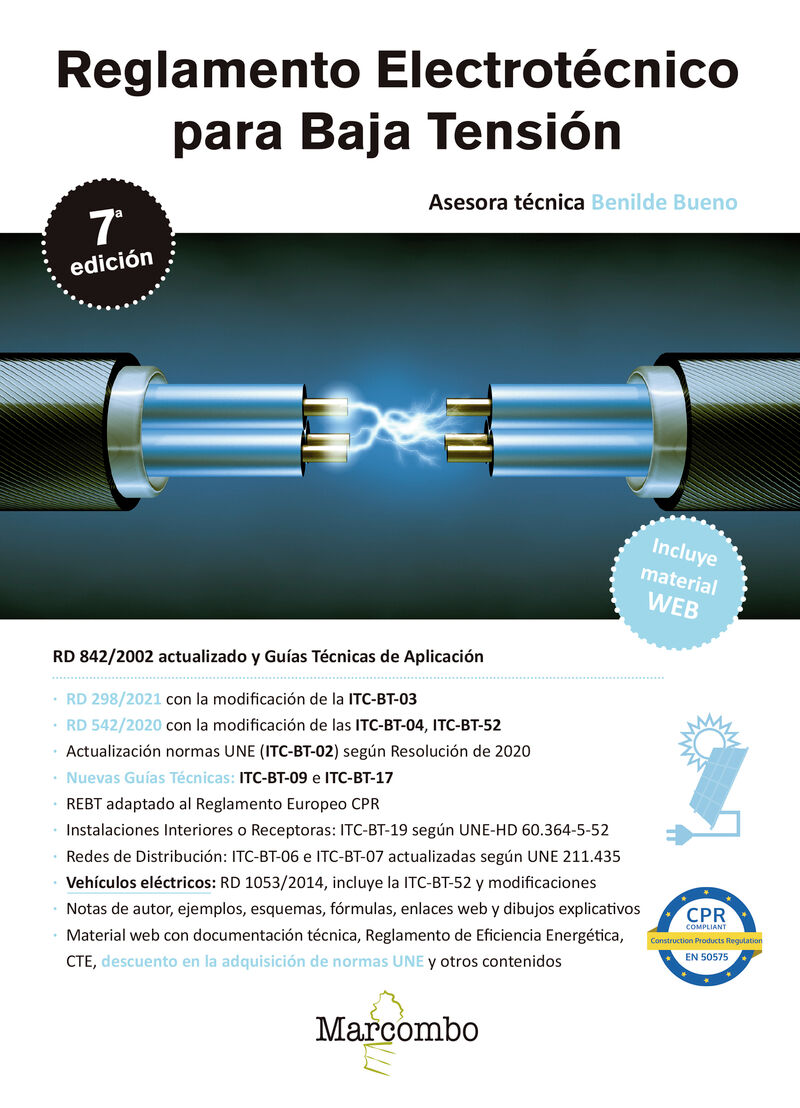 (7 ed) reglamento electrotecnico para baja tension - Benilde Bueno
