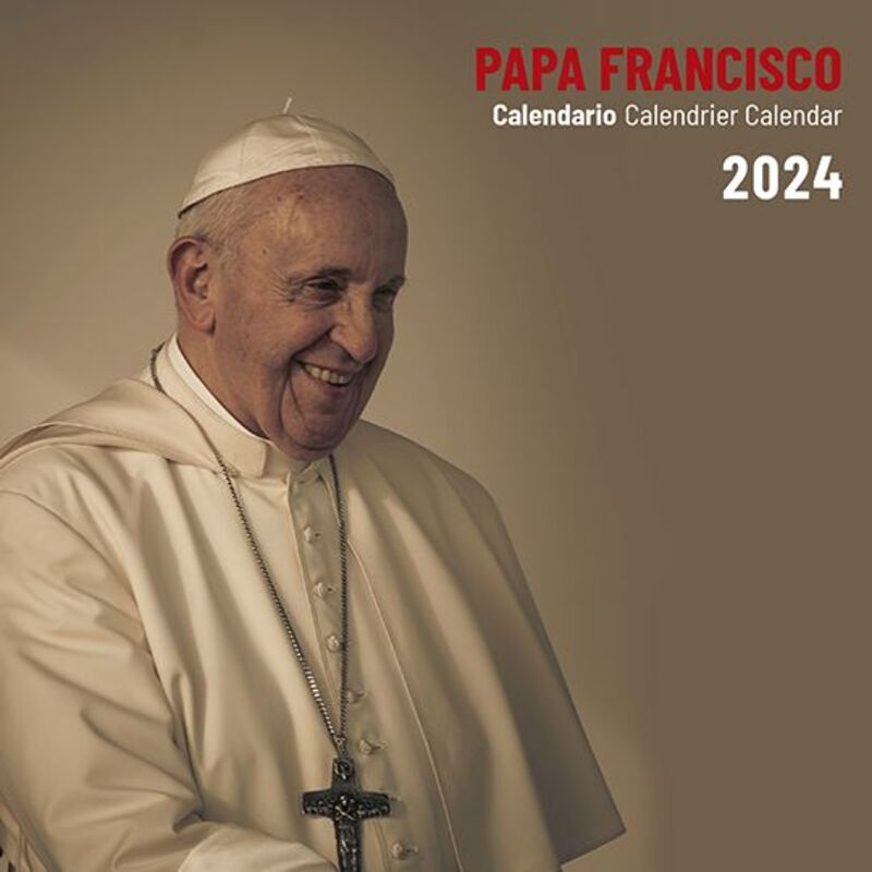 CALENDARIO PARED 2024 - PAPA FRANCISCO