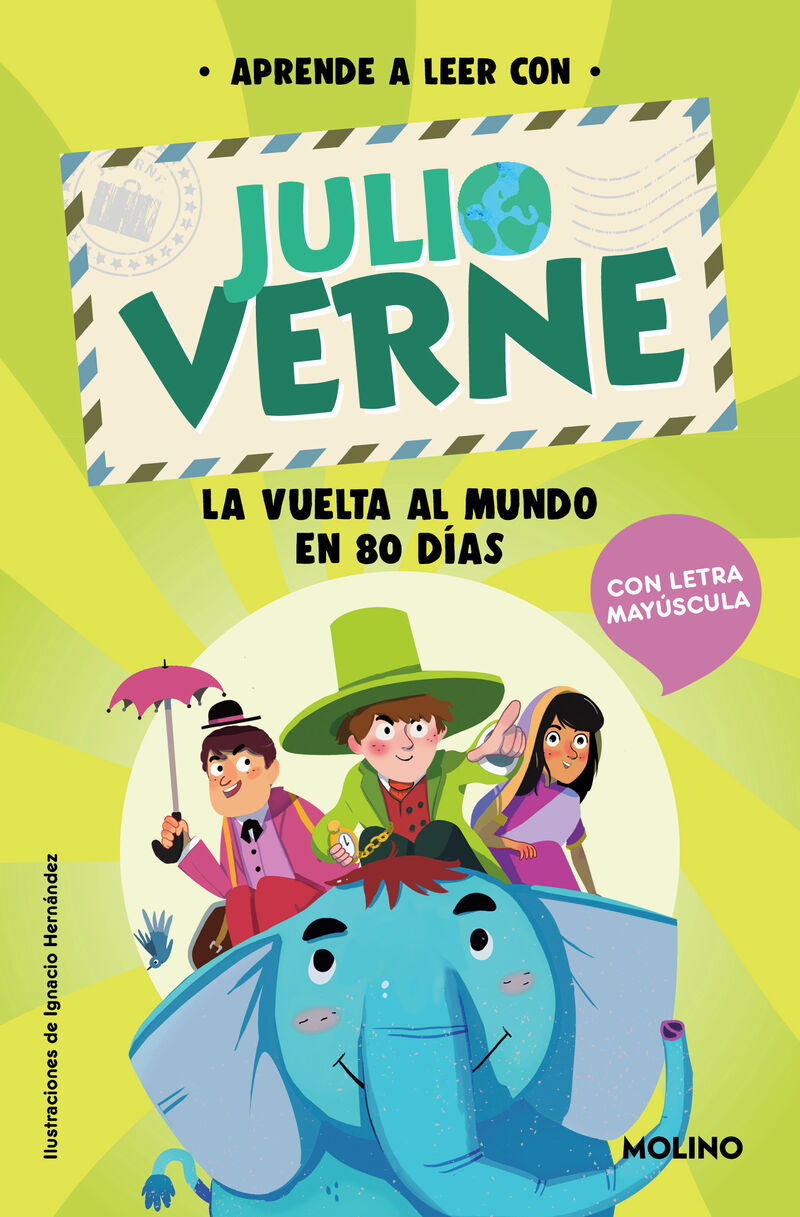 aprende a leer con verne - la vuelta al mundo en 80 dias - Julio Verne