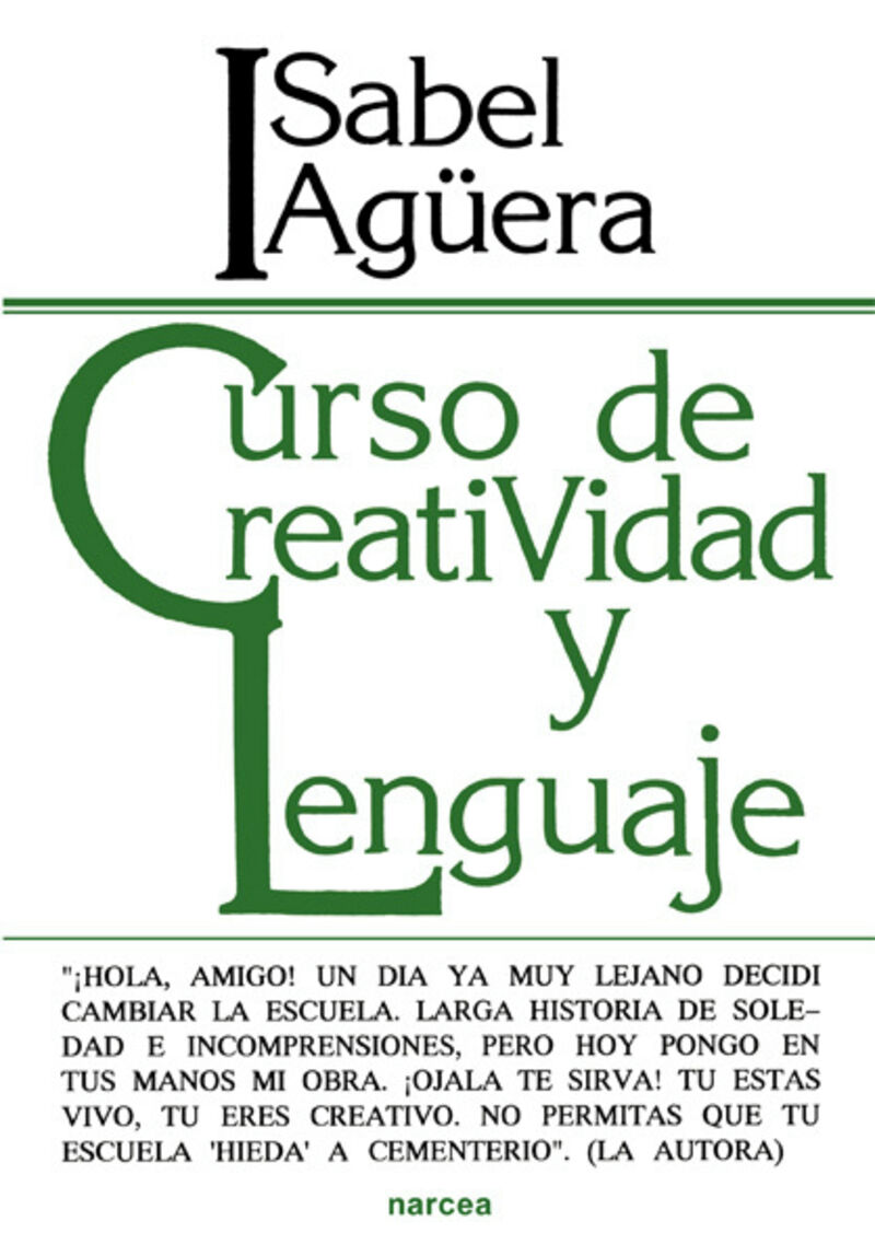 curso de creatividad y lenguaje - I. Aguera Espejo-Saavedra