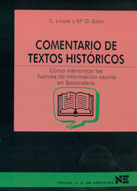 comentario de textos historicos - como interpretar las fuentes de informacion escrita en secundaria - Carmen Llopis Pla