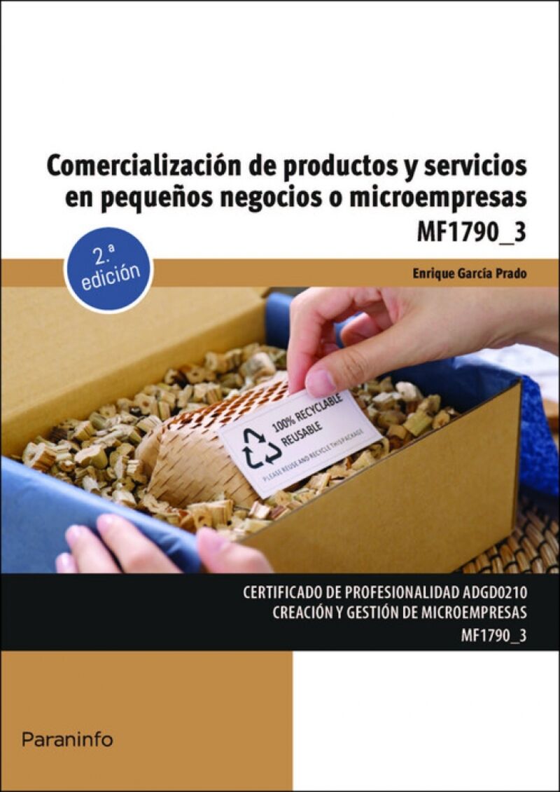 (2 ed) cp - comercializacion de productos y servicios en pequeños negocios o microempresas - mf1790_3 - Enrique Garcia Prado