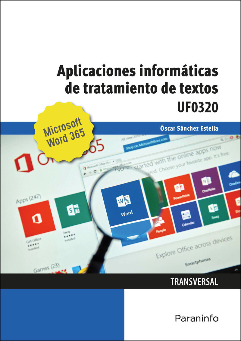 cp - aplicaciones informaticas de tratamiento de textos - microsoft word 365 (uf0320) - Oscar Sanchez Estella