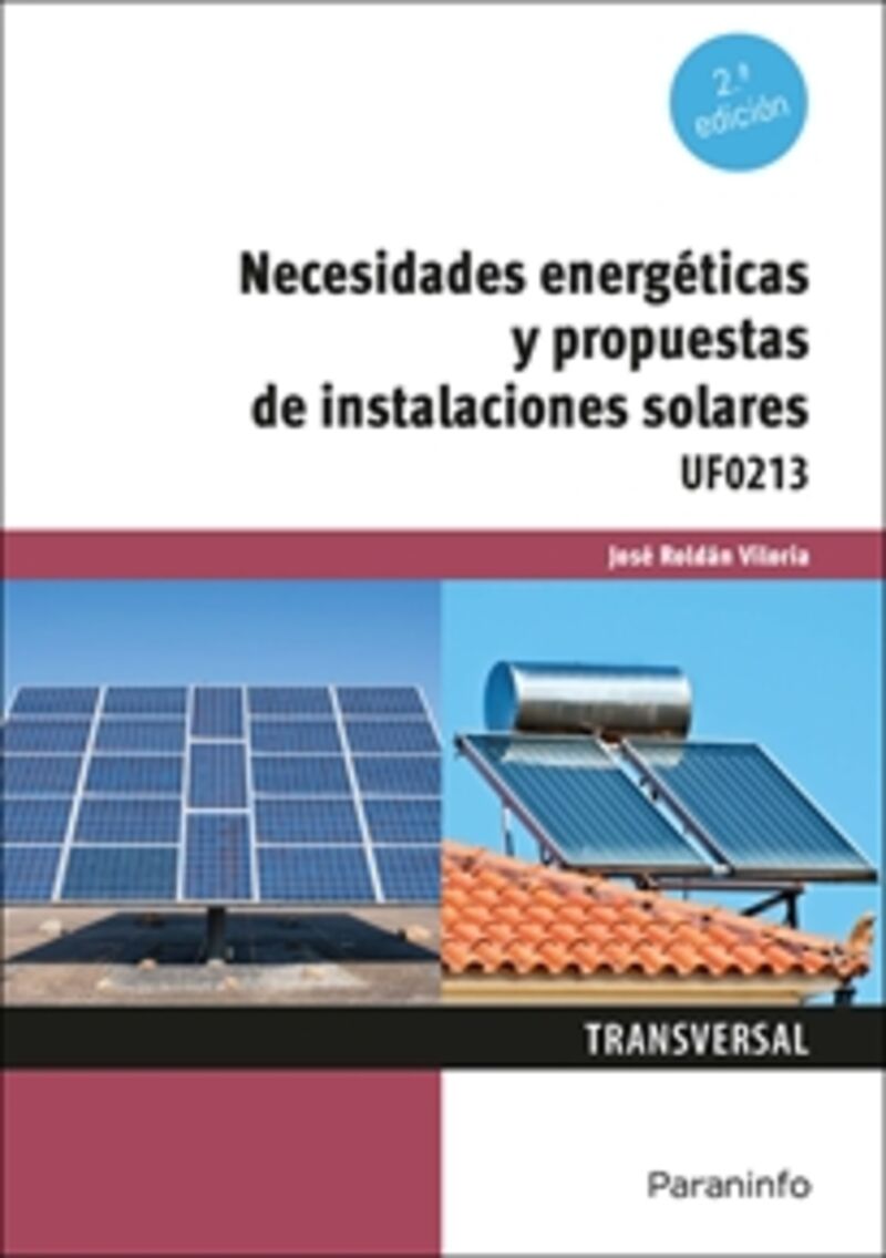 (2 ED) CP - NECESIDADES ENERGETICAS Y PROPUESTAS DE INSTALACIONES SOLARES