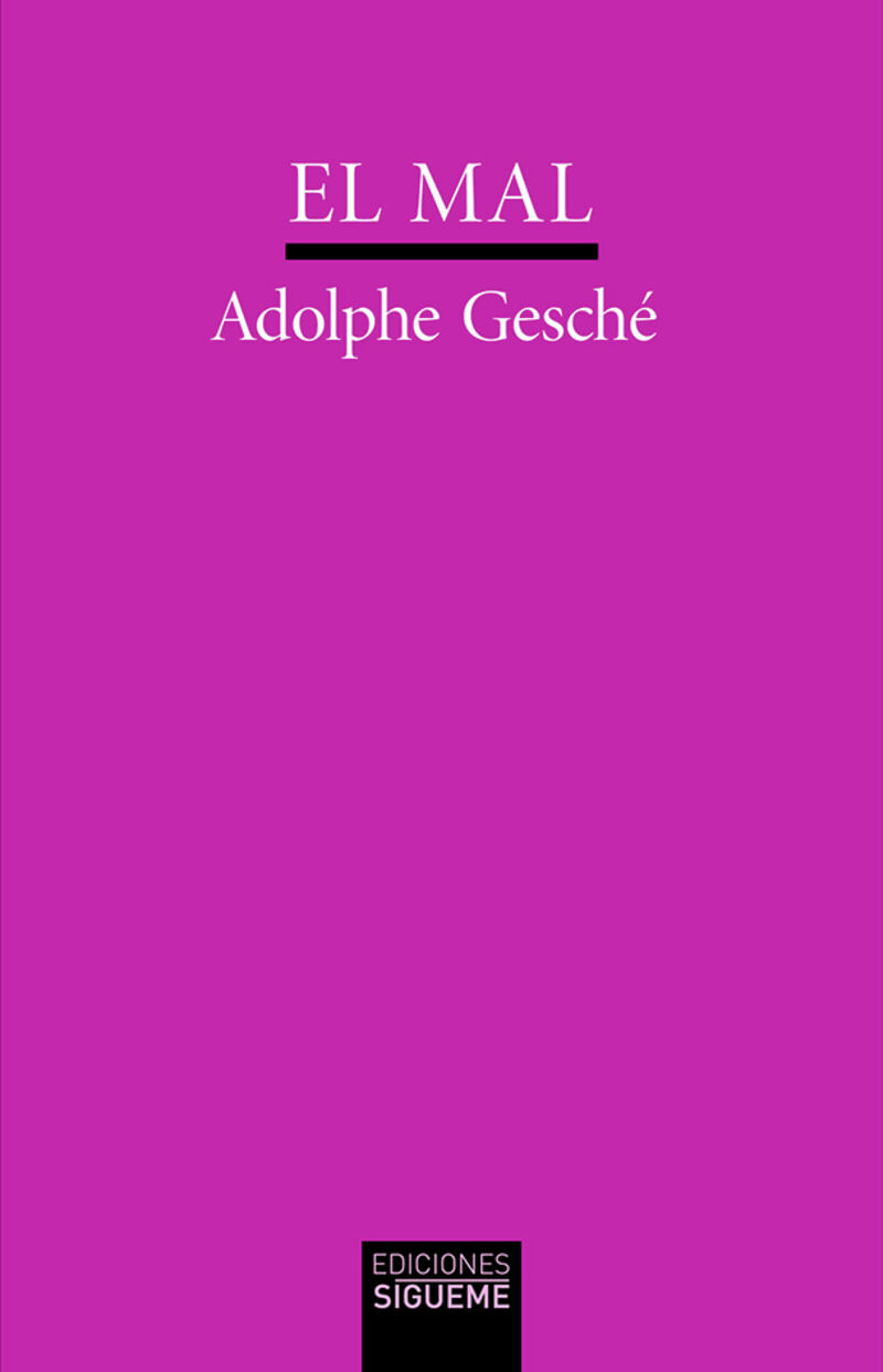 el mal (dios para pensar, i) - Adolphe Gesche