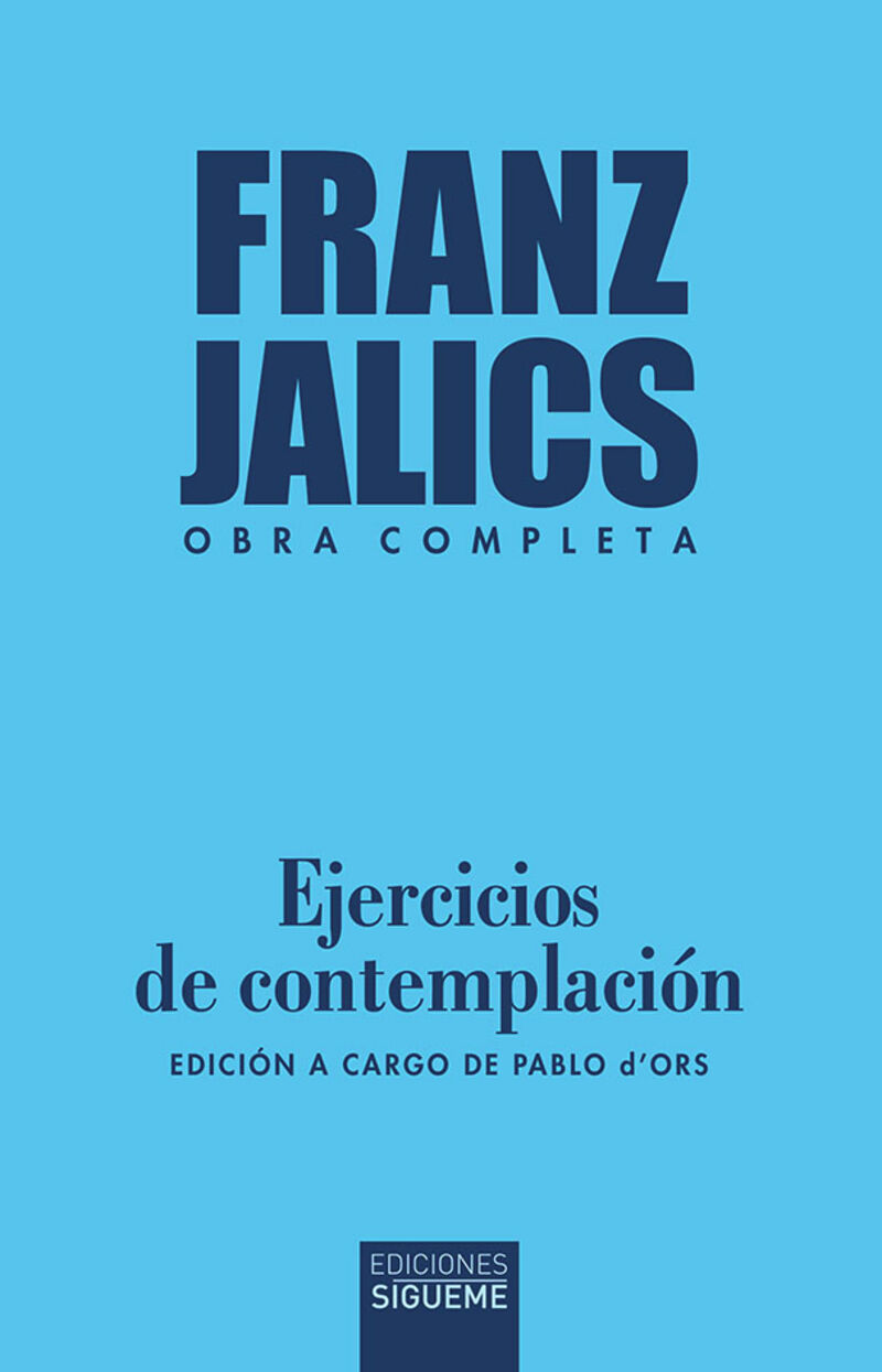 ejercicios de contemplacion / obra completa - Franz Jalics