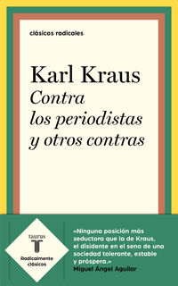 contra los periodistas y otros contras - Karl Kraus