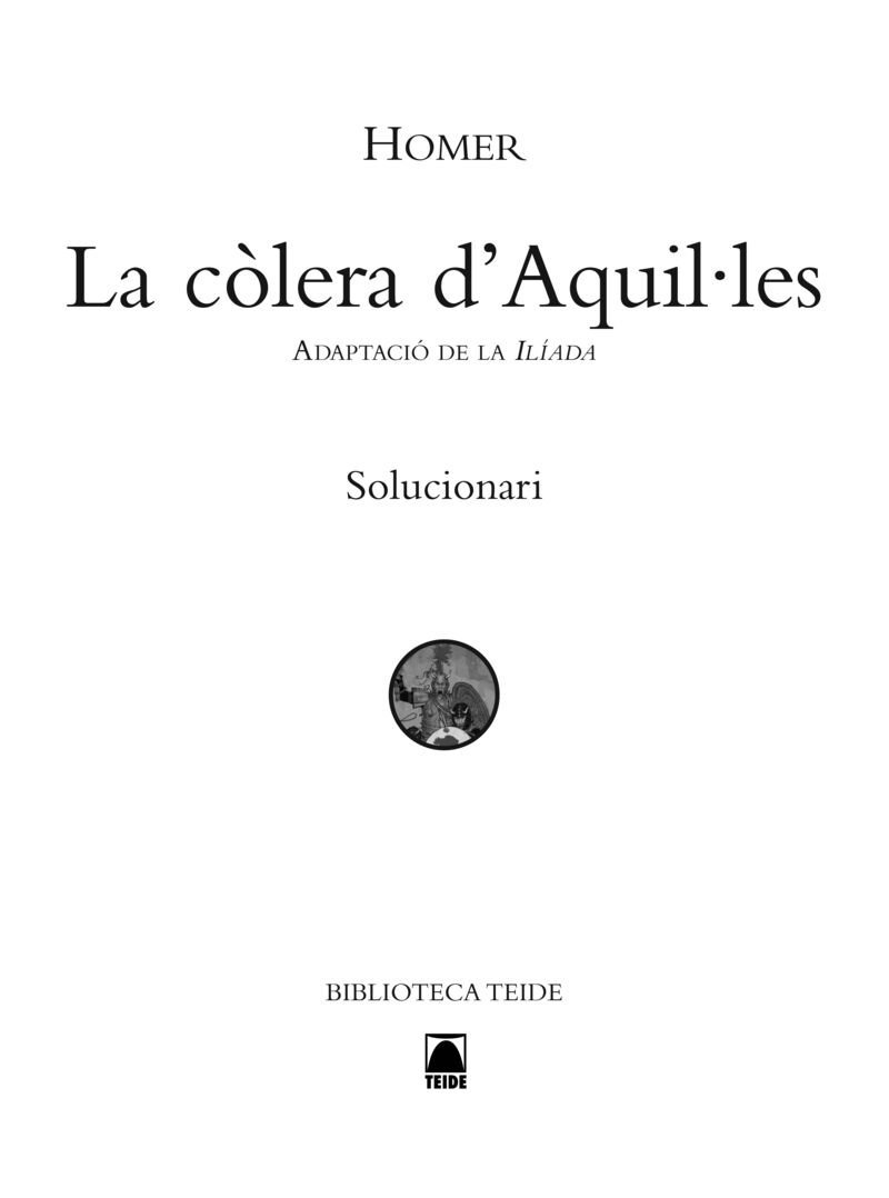 G. D. LA COLERA D'AQUILES (B. T)