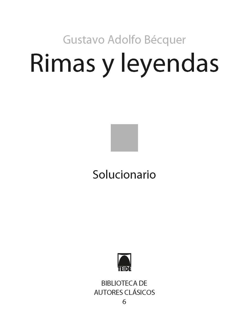 G. D. RIMAS Y LEYENDAS (B. A. C)