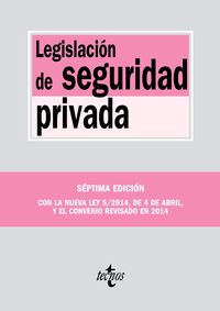 (7 ed) legislacion de seguridad privada - Aa. Vv.