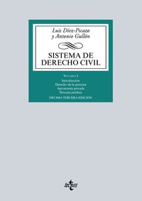 (13 ed) sistema de derecho civil i - introduccion - derecho de la persona - autonomia privada - persona juridica - Luis Diez-Picazo / Antonio Gullon