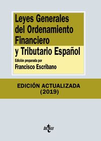(13 ed) leyes generales del ordenamiento financiero y tributario español