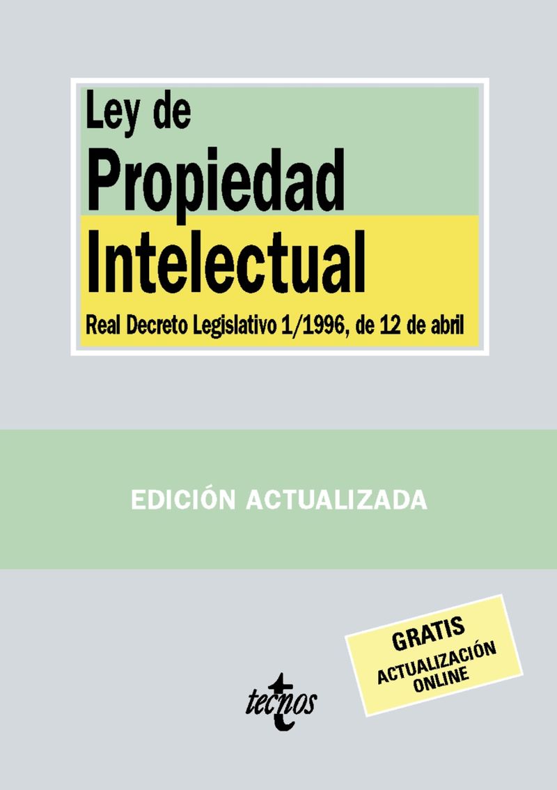 (5 ED) LEY DE PROPIEDAD INTELECTUAL