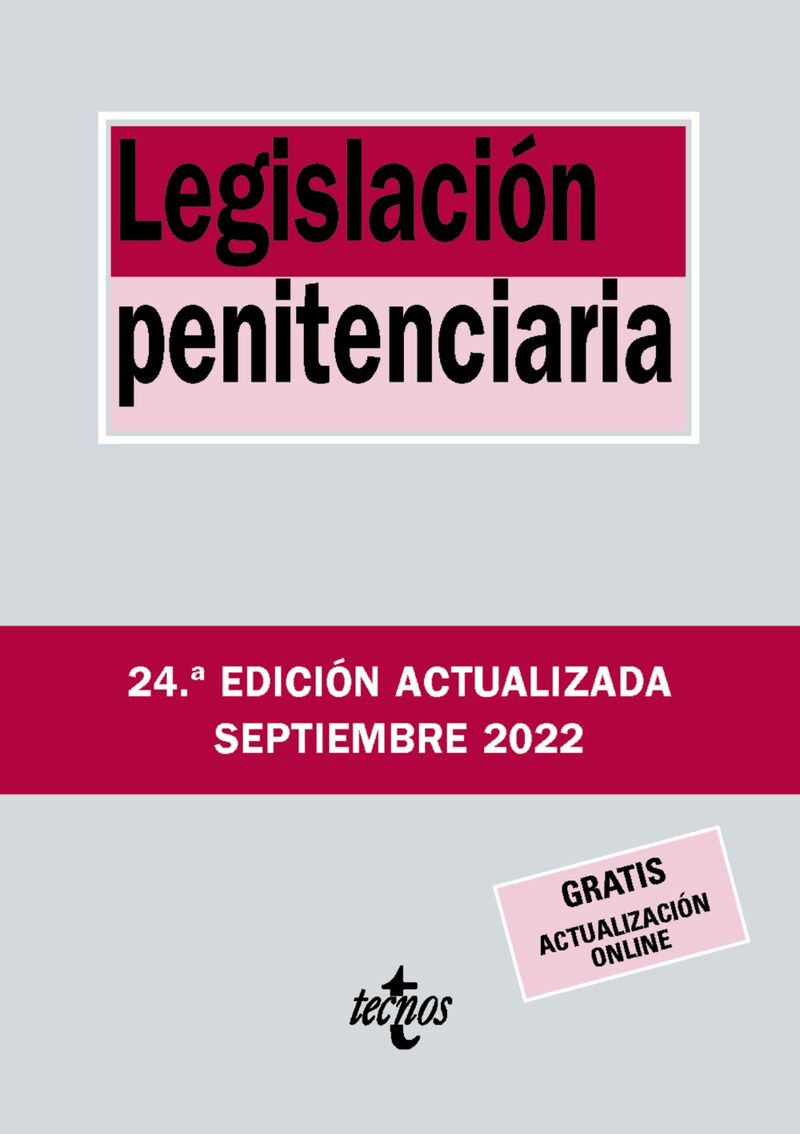 (24 ED) LEGISLACION PENITENCIARIA