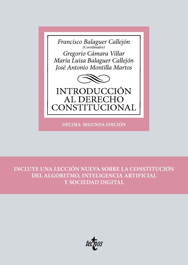(12 ED) INTRODUCCION AL DERECHO CONSTITUCIONAL
