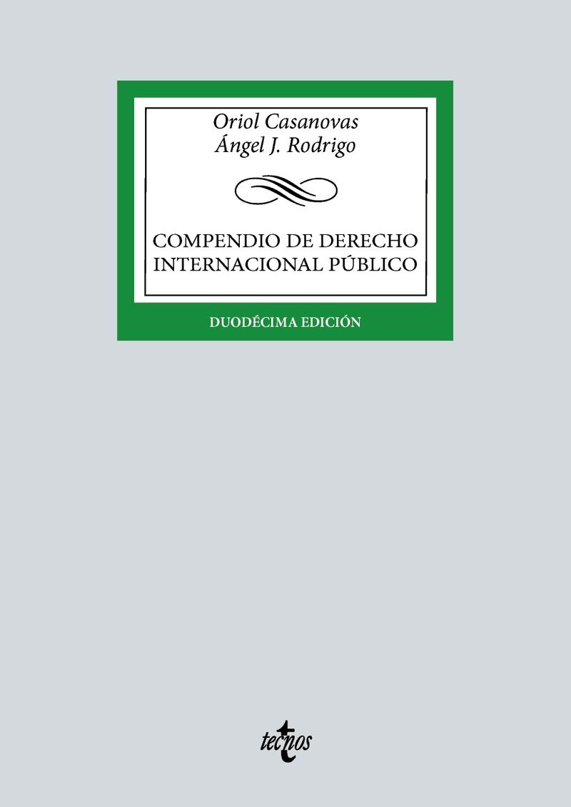 (12 ED) COMPENDIO DE DERECHO INTERNACIONAL PUBLICO