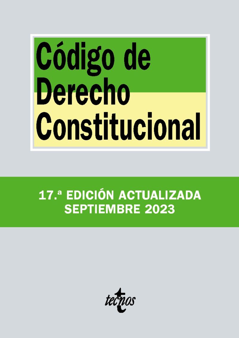 (17 ed) codigo de derecho constitucional