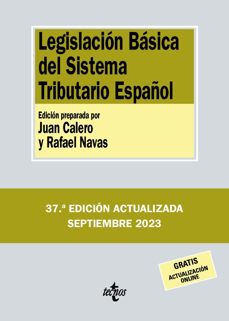 (37 ed) legislacion basica del sistema tributario español - Aa. Vv.