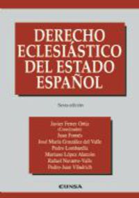 derecho eclesiastico del estado español (6ª ed)