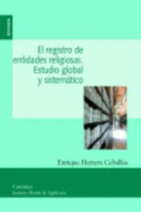 registro de entidades religiosas - estudio global y sistematico - Enrique Herrera Ceballos