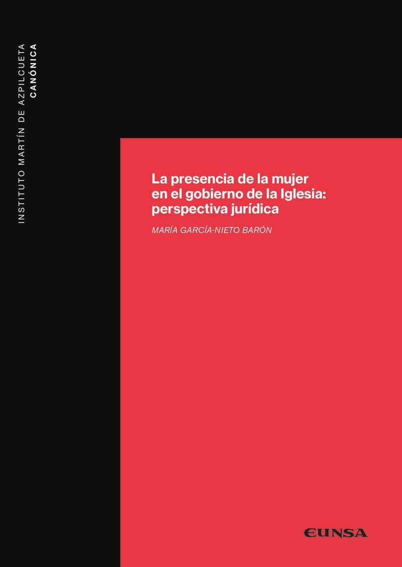 la presencia de la mujer en el gobierno de la iglesia - perspectiva juridica - Maria Garcia-Nieto Baron