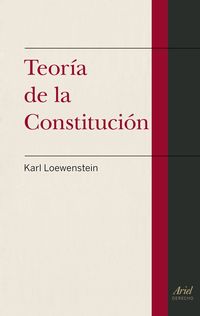 teoria de la constitucion - Karl Loewenstein