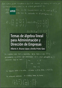 temas de algebra lineal para administracion y direccion de