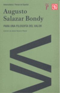 para una filosofia del valor - Augusto Salazar Bondy