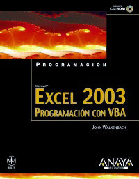MICROSOFT EXCEL 2003 PROGRAMACION CON VBA (+CD-ROM)