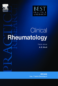 ARTROSIS - BEST PRACTICE & RESEARCH CLINICAL RHEUMATOLOGY VOL.24