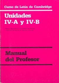 curso de latin de cambridge guia - unidad iv-a y iv-b