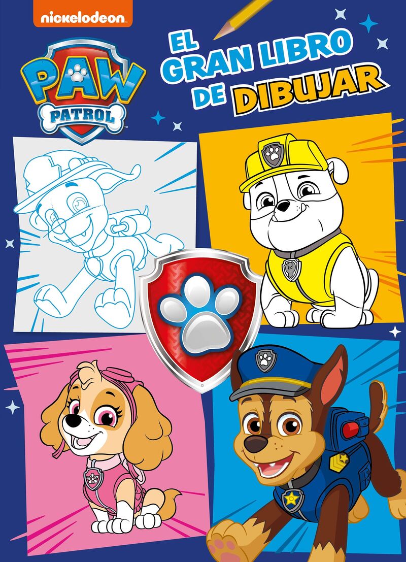paw patrol - el gran libro de dibujar (patrulla canina) - Aa. Vv.