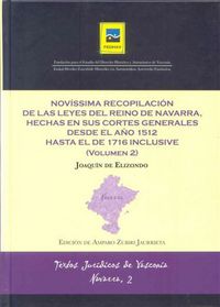 NOVISSIMA RECOPILACION DE LAS LEYES DEL REINO DE NAVARRA II