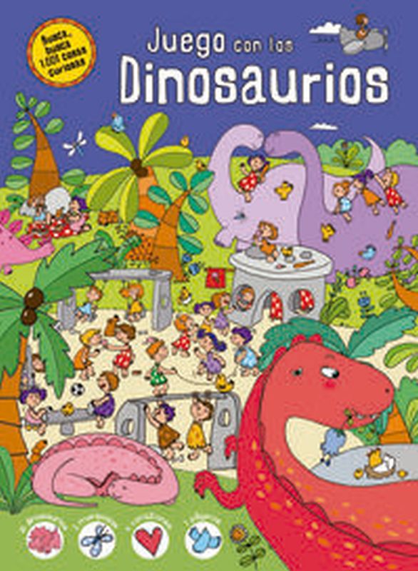 juego con los dinosaurios - busca, busca 1001 cosas curiosas - Aa. Vv.