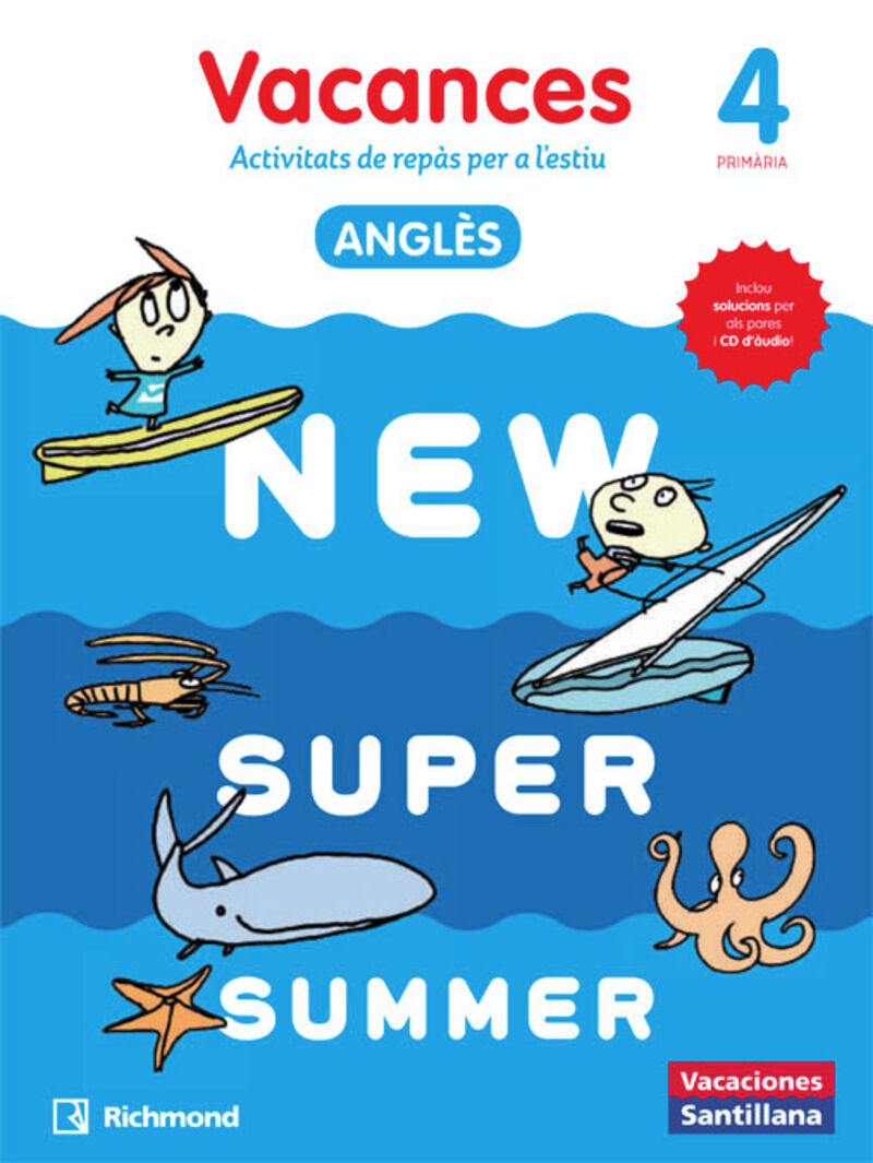new super summer 4 (+audio-cd) (cat)