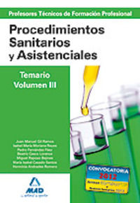 temario iii - procedimientos sanitarios y asistenciales - profesores de enseñanza secundaria - Juan Manuel Gil Ramos / Isabel Maria Moriana Reyes