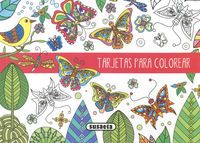 mariposas - tarjetas para colorear