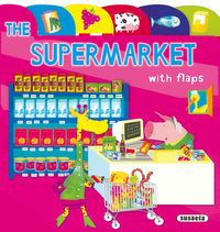 the supermarket - lift-the-flap tab book