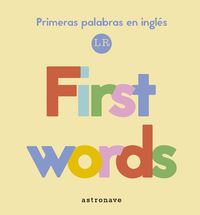 first words - primeras palabras en ingles