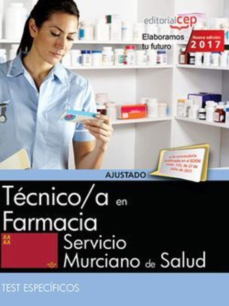 test especificos - tecnico / a en farmacia (sms) - servicio murciano de salud - Aa. Vv.