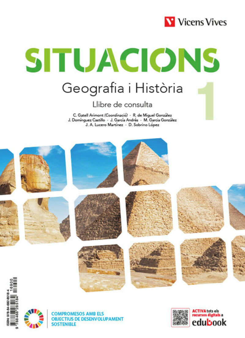eso 1 - geografia i historia (cat) - llibre consulta + quad aprenentatge + digital - situacions