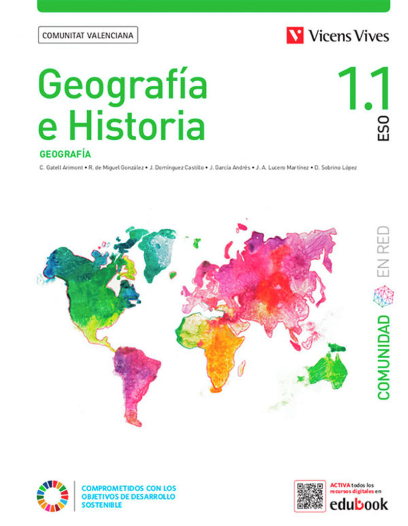 ESO 1 - GEOGRAFIA E HISTORIA (1.1-1.2) (C. VAL) - COMUNIDAD EN RED