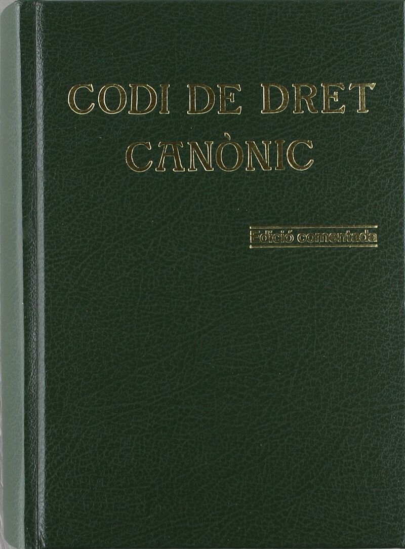 CODI DE DRET CANONIC. TEXT LLATI-CATALA I COMENTARI