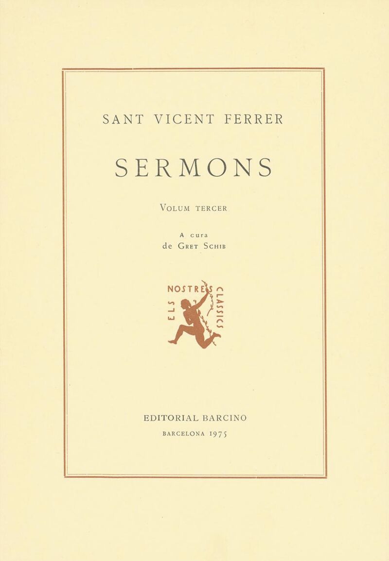 SERMONS III (V. FERRER)