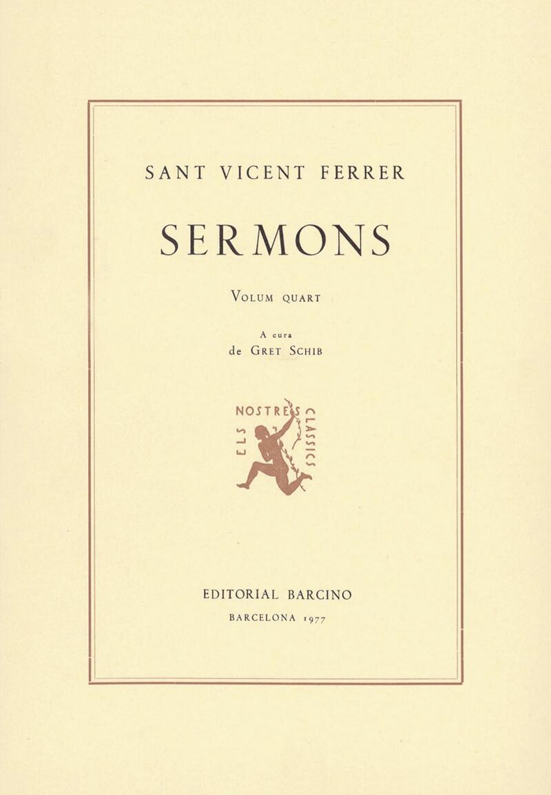 SERMONS IV (V. FERRER)